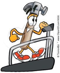 9506-clipart-picture-of-a-hammer-mascot-cartoon-character-walking-on-a-treadmill-in-a-fitness-gym.jpg
